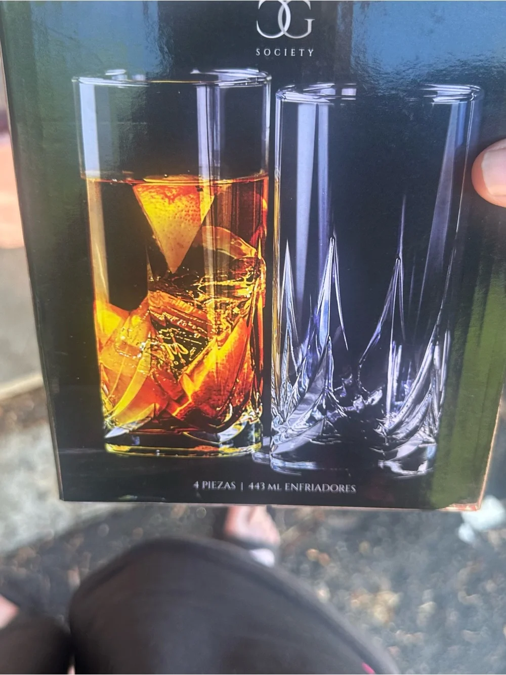 New! Set of 4 15oz Glasses from OG Society Brand